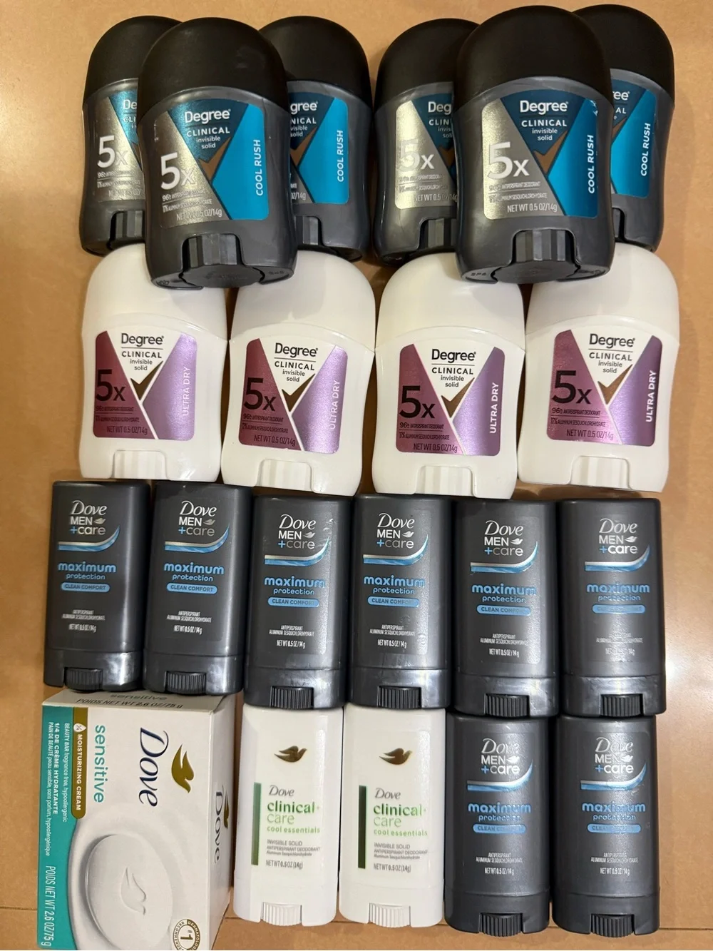 20 Degree & Dove Deodorant Bundle - Mixed Scents